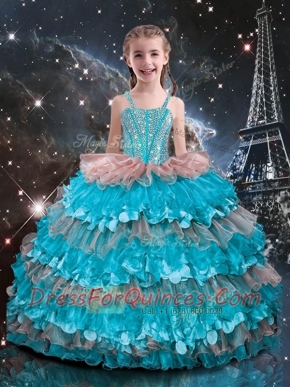 Best Straps Ruffled Layers Adorable Little Girl Pageant Dresses for 2016