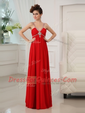 Admirable Sleeveless Beading and Ruching Zipper Prom Gown