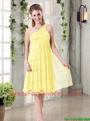 Lovely Inexpensive One Shoulder Prom Dress with Scarf