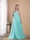 Popular Empire Halter Floor-length Tulle Beading Prom Dress