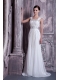 Prom Dress Fashionable Empire Straps Brush Train Beading Chiffon