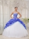 Lovely Beading Sweetheart Floor-length In Colourful Quinceanera Dress In 2013