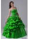 2013 Classical Ball Gown Pick-ups Quinceanera Dresses With Beading and Ruching