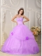 2014 Beautiful Lavender Ball Gown Sweetheart Floor-length Cheap Quinceanera Dresses