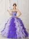 Beading Multi-color Ball-gown Lace-up Sweetheart Floor-length Organza Beautiful Quinceanera Dress  Beading Multi-color Ball-gown Lace-up Sweetheart Floor-length Organza Beautiful Quinceanera Dress