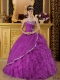 Best Quinceanera Dresses Sweetheart Ball Gown Purple