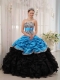 Brand Colourful Ball Gown Sweetheart In New Styles Floor-length Quinceanera Dress
