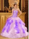 Classical Multi-Color Ball Gown Sweetheart With Organza Appliques And Ruffles Quinceanera Dresses