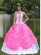 Custom Made Quinceanera Dress With Strapless Ball Gown Hot Pink and Pick-ups In New Styles