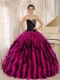 New Styles Beaded and Ruffled Sweetheart For Multi-color Quinceanera Dress