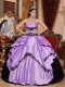 Perfect Lavender Ball Gown Strapless Floor-length Taffeta Appliques Quinceanera Dress Perfect Lavender Ball Gown Strapless Floor-length Taffeta Appliques Quinceanera Dress
