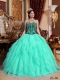 Sweetheart Ball Gown Apple Green and Black Organza Embroidery with Beadings Ruffles Spring Quinceanera Dresses Sweetheart Ball Gown Apple Green and Black Organza Embroidery with Beadings Ruffles Spring Quinceanera Dresses