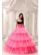 Watermelon Quinceanera Dress With Sweetheart Beaded and Layers Ball Gown In New Styles