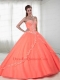 2014 Exquisite Light Blue Quinceanera Dresses with Embroidery and Beading