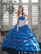 Luxurious Leopard Multi-color Dresses For Quinceanera with Beading and Pick-ups