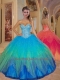 Special Sweetheart Beading Quinceanera Dresses in Multi-color Special Sweetheart Beading Quinceanera Dresses in Multi-color