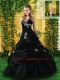 Wonderful Halter Top Quinceanera Dress with Appliques For 2015
