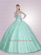Spring Brand New Sweetheart Beading Quinceanera Dress in Apple Green