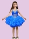 2014 Fashionable Ball Gown Halter Little Girl Dress with Beading