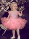 2014 Popular Ball Gown Mini-length Watermelon Little Girl Dress