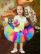 2014 Pretty Tulle Mini-length Little Girl Dresses with V-neck