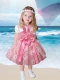 2014 Romantic Ball Gown Scoop Little Girl Dress with Zipper-up