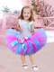 2014 Scoop Tulle Ball Gown Knee-length Little Girl Dresses with Bowknot