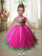 2014 Sturning Ball Gown Square Multi-color Ankle-length Little Girl Dress with Hand Made Flowers 2014 Sturning Ball Gown Square Multi-color Ankle-length Little Girl Dress with Hand Made Flowers