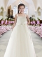 Cheap A-Line Straps Hand Made Flowers Flower Girl Dress