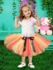 Formal Scoop Short Sleeves Knee-length Little Girl Dress