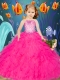 Newest Beading and Ruffles Hot Pink Little Girl Pageant Dress