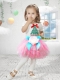 Tulle Scoop A-Line Mini-length Little Girl Dresses with Bowknot