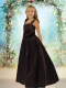 Elegant Sweetheart Floor-length Flower Girl Dress in Black