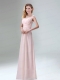 Beautiful Chiffon Dama Dress in Light Pink for 2015