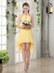 New Fashion Halter Top Asymmetrical Dama Dress