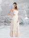 Perfect Empire Ruffles Sweetheart White Dama Dress for 2015