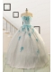 2015 Affordable White Quinceanera Dresses with Appliques