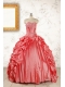 2015 Beautiful Sweetheart Beading Quinceanera Dresses in Watermelon