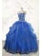 2015 Cheap Appliques Quinceanera Dresses in Royal Blue