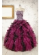 2015 New Style Sweetheart Ruffles Multi-color Quinceanera Dresses