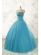 2015 Pretty Strapless Quinceanera Dresses with Beading