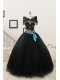 Cheap Black Quinceanera Dresses with Appliques