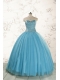 2015 Brand New Style Ball Gown Beading Quinceanera Dress in Baby Blue