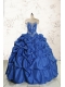 Elegant Beading Quinceanera Dresses in Royal Blue for 2015