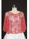 Fashionable Beading Lace Red Wraps for 2015