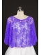 Purple Beading Lace Hot Sale Wraps for 2015