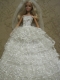 Luxurious Handmade Barbie Lace Wedding Dress For Barbie Doll