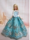 The Most Amazing Blue Dress With Sequins Made to Fit the Barbie Doll