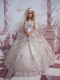 The Most Amazing Wedding Dress With Embroidery Made to Fit the Barbie Doll