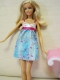 Beaded Ombre Color Dress With Straps Mini-length Barbie Doll Dress